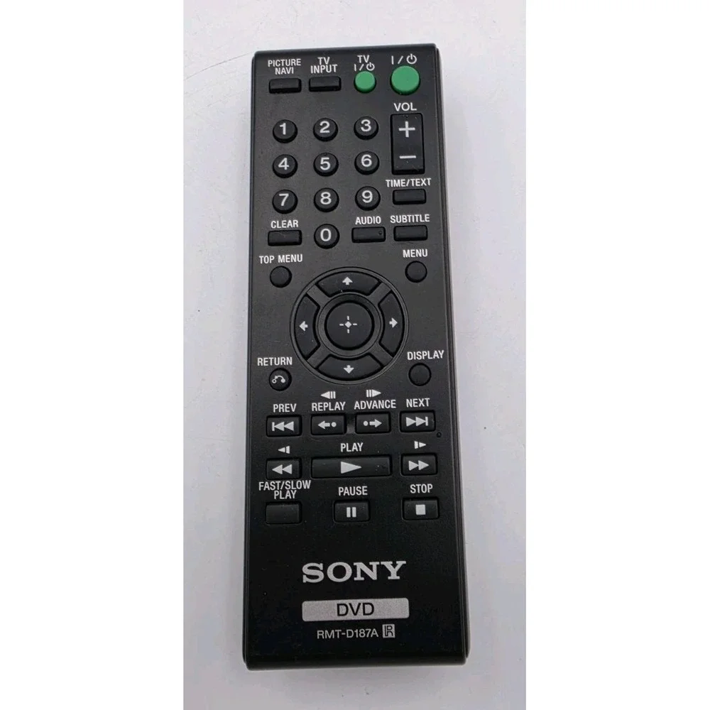 Sony RMT-D197A DVD Player Remote Control OEM Original Tested.